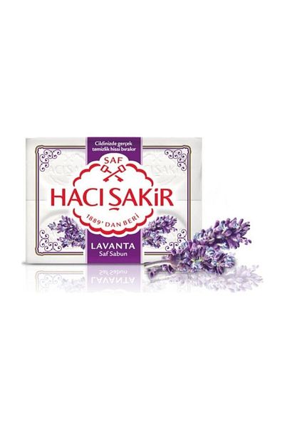 Hacı Şakir Bath Soap Lavender 2x 600 gr Hacışakir Price is for 2 Pieces 1200gr