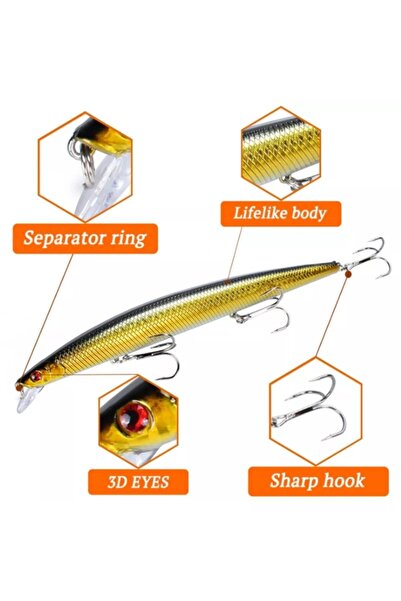 usmtekno 18 Cm 24 Gr.lazer Turna Rapala,levrek Rapala ,,sahte Lures Yapay Yem