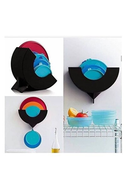 Tupperware منظم الغطاء الأسود
