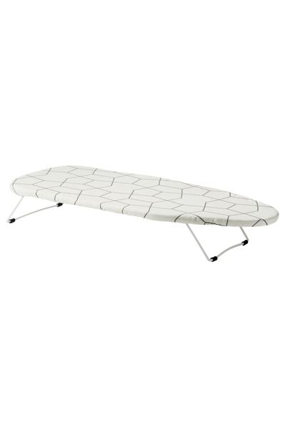 Hopdiye Siyah Beyaz Jall Mini Ütü Masası 73x32 cm