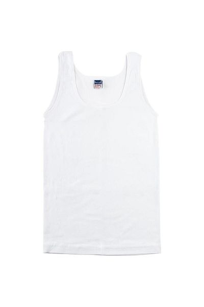 Berrak Tricou pentru fete, cu bretele late, cu nervuri, 6 piese
