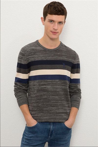 U.S. Polo Assn. Gray Men's Sweater