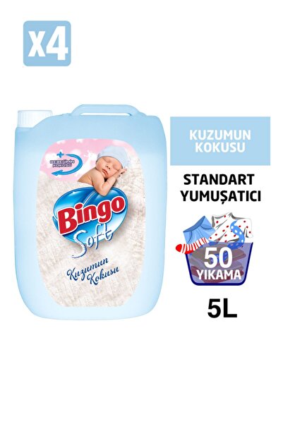 Bingo Soft 5lt Kuzumun Kokusu 4 Adet