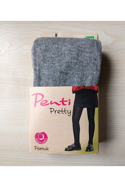 Penti Chiloți din bumbac gri pentru fete - Set de 3