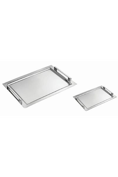 ÖzSa Home Mira Stainless Steel Double Tray