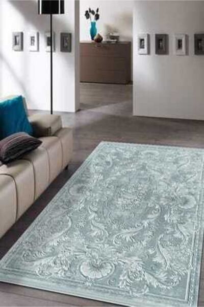 Padişah Gri Desenli Zeugma Halı 15126 030