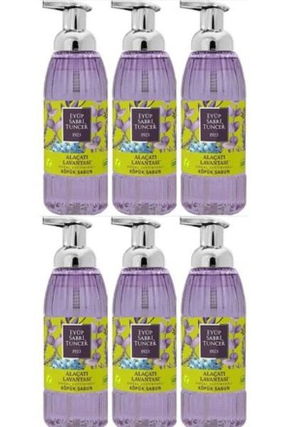 Eyüp Sabri Tuncer Alaçatı Lavender Foam Soap 500 ml x 6 Pieces