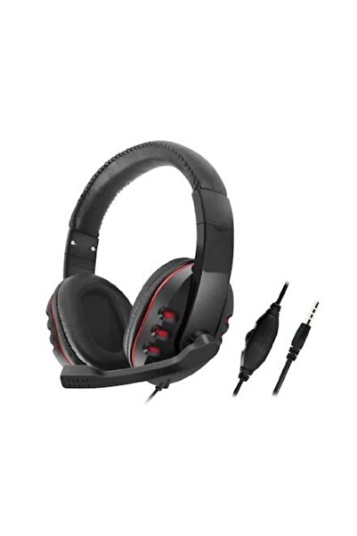 BLUPPLE Stereo 3.5 Mm Kablolu Mikrofonlu Oyuncu Gamer Gaming Kulaküstü Kulakl...