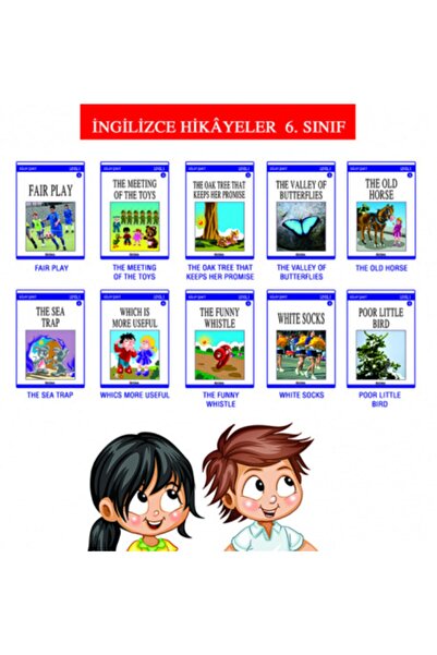 Özyürek Yayınevi Ingilizce Hikayeler 6. Sınıf Level 3 - (10 Kitap Takım)