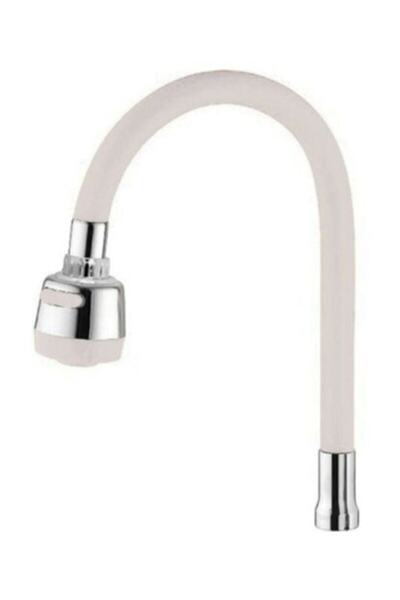 Genel Markalar VİOSA ARMATÜR Oynar Başlıklı Spiral Beyaz Renkli Kubar Lavabo, Mutfak Esnek Musluk 2