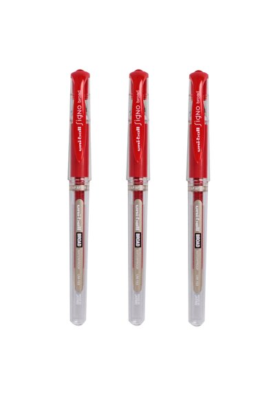 UNİ-BALL Um-153 Signo Broad 1.0 Kırmızı İmza Kalemi 3 Adet