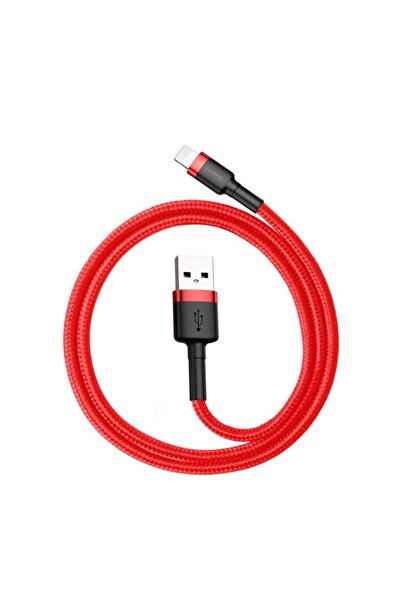 Baseus Cafele 3 metri I?phone Lightning Halat Usb Şarj Kablosu Kırmızı