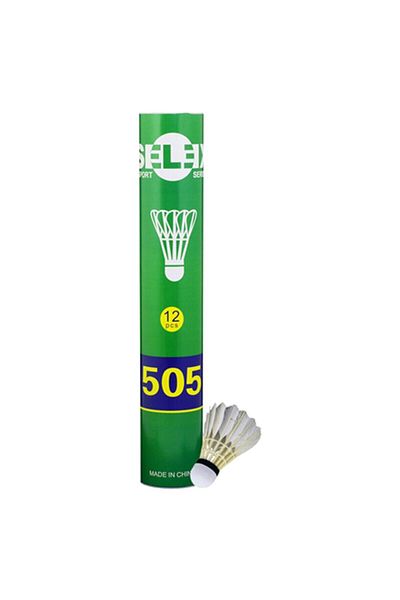 SELEX 505 Badmınton Topu Kaz Tüyü 12'li