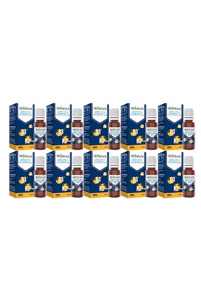 VeNatura Vitamin D3 and K2 20ml Drops 10 Pack