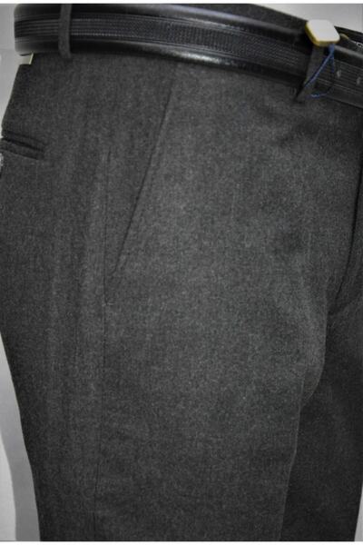 Ege Erkek Giyim Pantalon Kışlık Klasik Koyu Gri