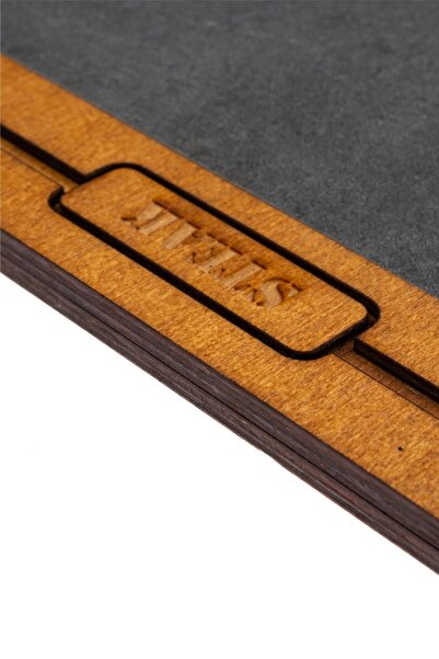 MicroWood Stone Wooden Steak Board, 2 Pieces, Light Oak, Large Size 29 X 40cm, Birch, Steak Serving Board