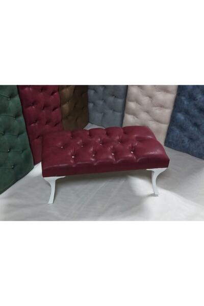 aldagelsin Nubuk Deri Ayakucu Puf Bench
