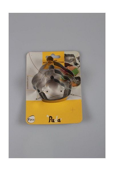 İkram Dünyası Metal Cookie Mold Cupcake Patterned