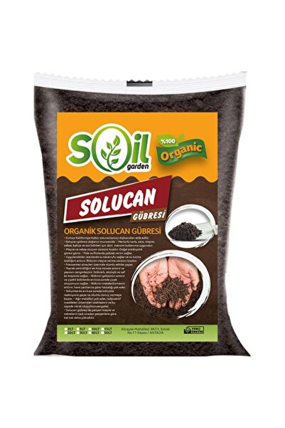 Soil Garden Solucan Gübresi 50 Lt (25 Kg)toprak Düzenleyici Solucan Gübresi