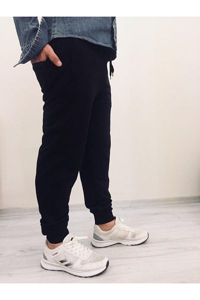 BENESSE Unisex Compact Basic Μαύρο Φούτερ