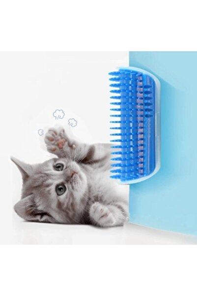 GoodSell مشط حكة القطط، مشط تجميع الوبر، لعبة تدليك على شكل زاوية حائط للقطط