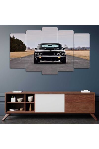 EVLOYA Mustang Ford - 5 Parçalı Tablo
