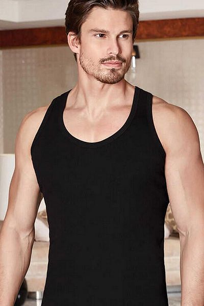 Berrak 8 Pack Lycra Men's Athlete Tank Top