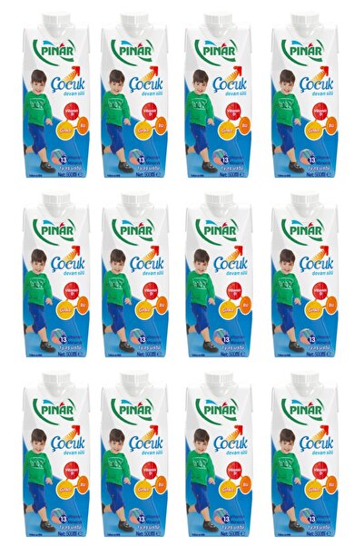 Pınar Çocuk Devam Sütü 500 ml X 12'li