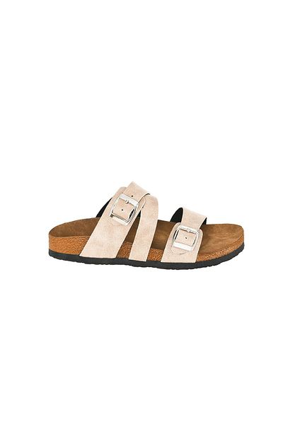 JustBow Beige Unisex Slippers
