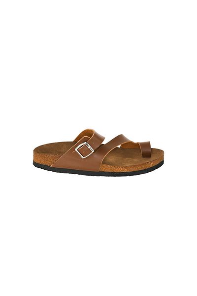 JustBow Tan Unisex Slippers