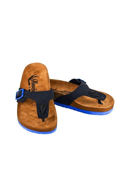 Moosefield Papuci de damă din piele naturală bleumarin