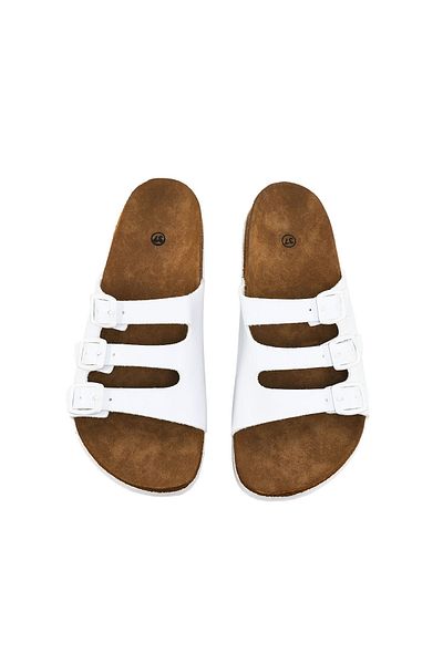 JustBow Papuci albi unisex
