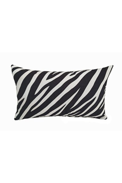 Alkan Homes Rectangular Zebra Pattern Digital Printed Throw Pillow Cover