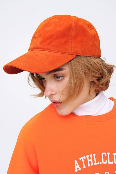 Trend Alaçatı Stili Cap - Orange - Casual