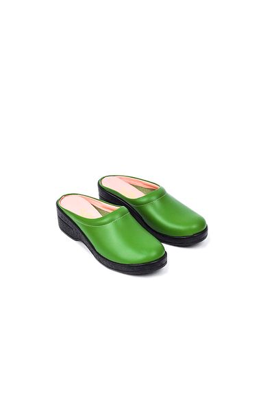 Moosefield Papuci de damă verde deschis