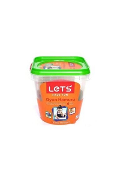 Lets 6 Renk Pls.kovalı Oyun Hamuru 360 gr L8700
