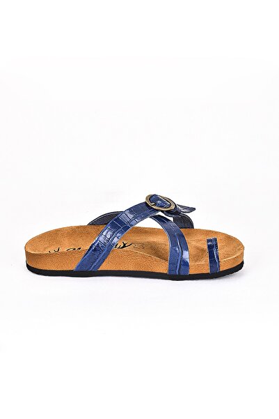 Moosefield Чоловічі тапочки з натуральної шкіри, сині