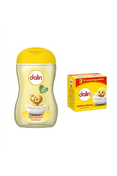 Dalin 200ml Baby Shampoo - Set of 3 Soaps for Sensitive Skin