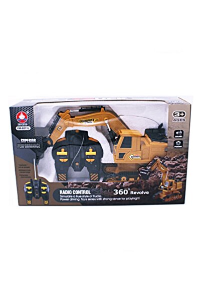 Superior Power Can Toys Kepçe Uzaktan Kumandalı Excavator Iş Makinesi Dozer