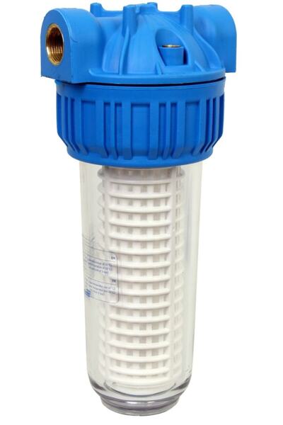 Yenimod Aquafer 10 Inç Yıkanabilir Su Arıtma Filtresi (3/4 Inç Girişli)