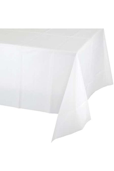 Parti Dünyası Beyaz Masa Örtüsü 274 Cm X 137 Cm Ebadında