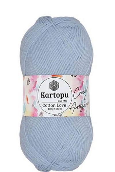 Kartopu Cotton Love Fly Blue K580 Amigurumi Cotton Hand Knitting Yarn 100 Gr
