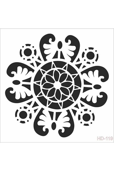 Cadence Hd119 45X45 Home Decor Stencil