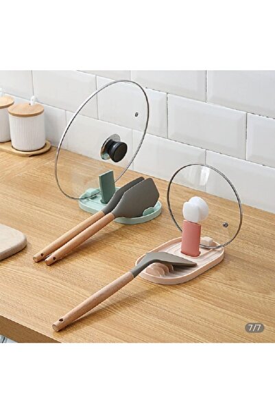 Genel Markalar Ithal Tr De Ilk Kasık Kapak Spatula Tutucu Pudra Renk Silikon