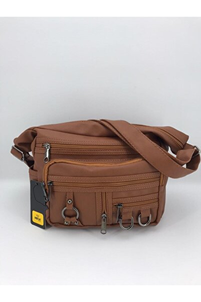 MEGA ÇANTA حقيبة كتف نسائية من ساريا باللون البني