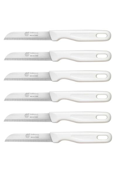 Solingen Meyve Bıçağı 6'lı Beyaz