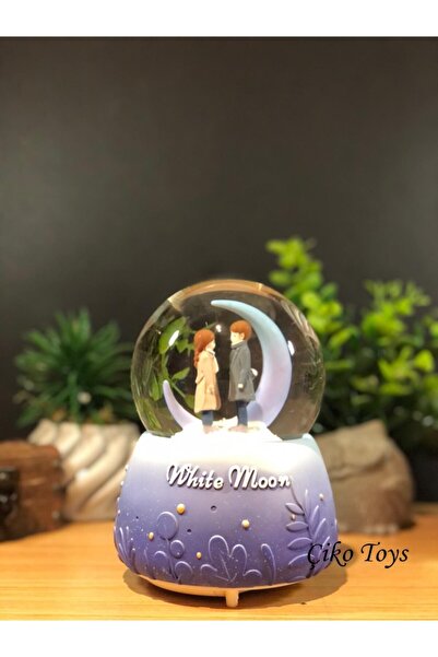 Genel Markalar Hilal Ay Yanında Buluşan Romantik Çiftler Püskürtmeli Müzikli ...