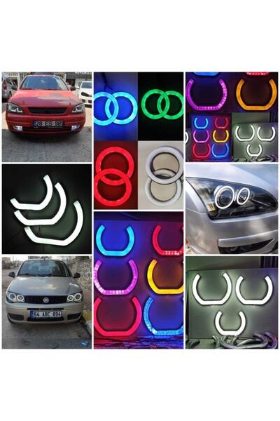 En Ucuz Mağaza Far Içi Angel Ve Sis Tofaş U Tipi Rgb Kumandalı