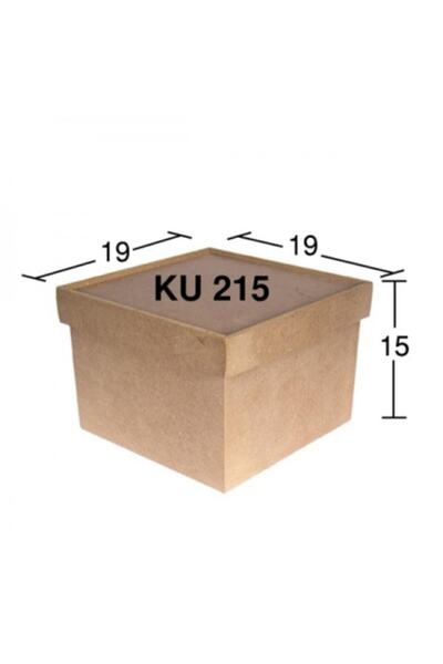 ustalar hobi Ahşap Saklama Kutusu Küçük Boy Kare