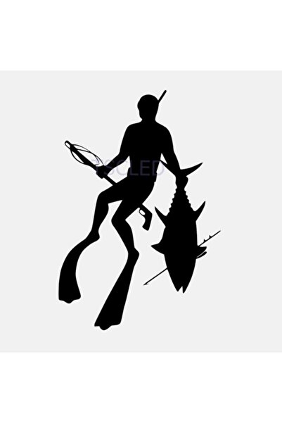 TSC ملصق سيارة للغوص والصيد والرمح والوزن والغطس